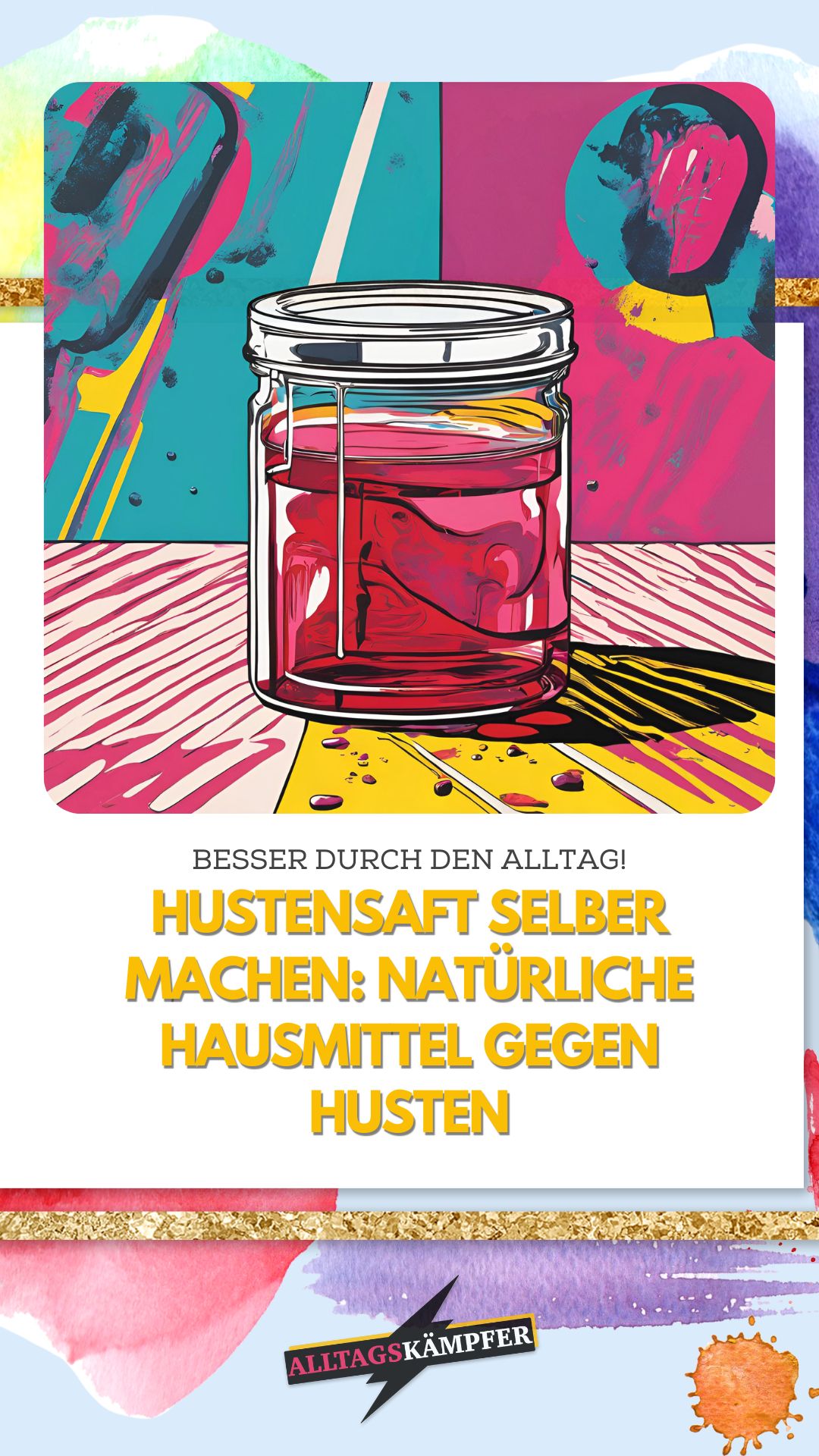 Hustensaft selber machen: Natürliche Hausmittel gegen Husten - HAVE A